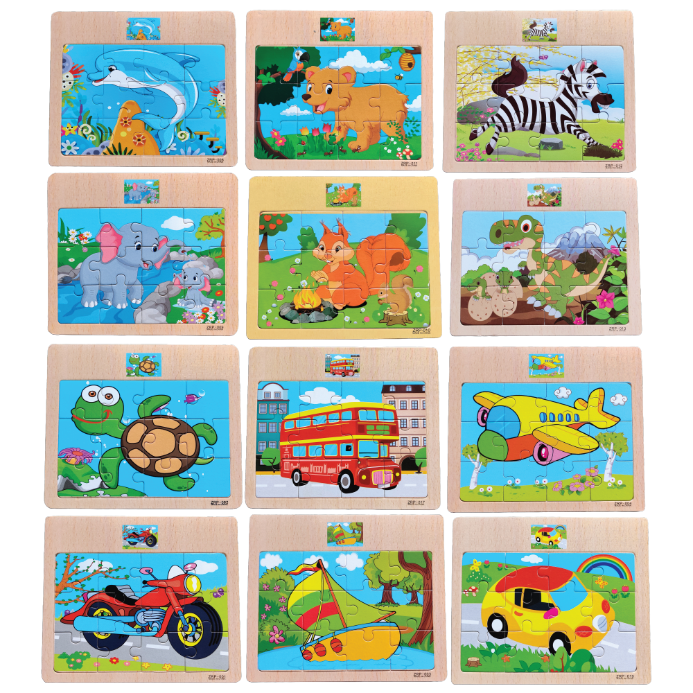 12 piece jigsaw puzzle